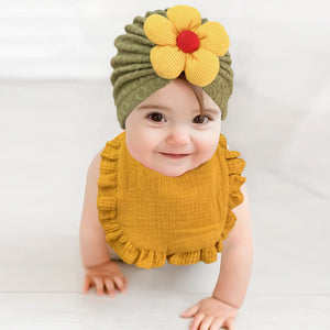 Newborn Baby Hat & Bib Set: The Perfect Blend of Style and Functionality