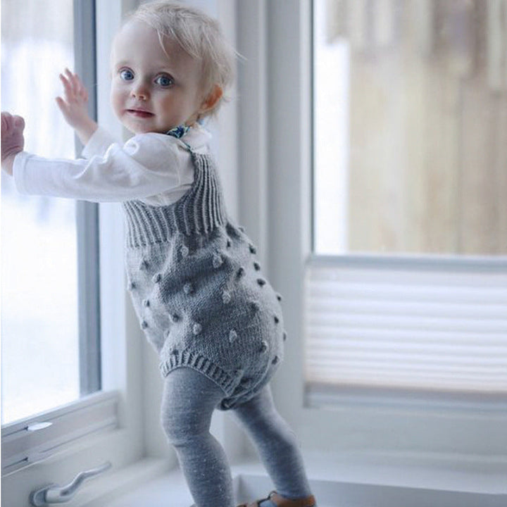 The Perfect Knitted Romper for Your Little One