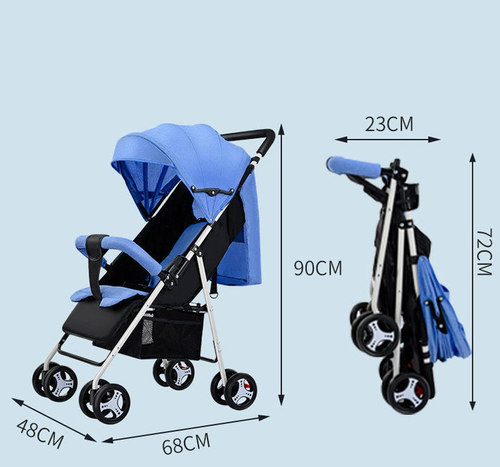 Experience Comfort and Convenience with Our Lightweight Folding Baby Stroller