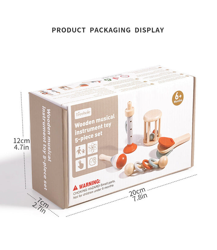 The Joy of Learning: Discover the Baby Rattle Early Education Wooden Toys