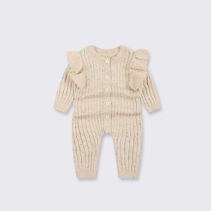 Wrap Your Little One in Comfort: The Baby Autumn Clothing Jumpsuit Knitted