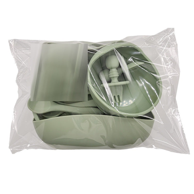 Baby Eat Food Feeding Silicone Tableware
