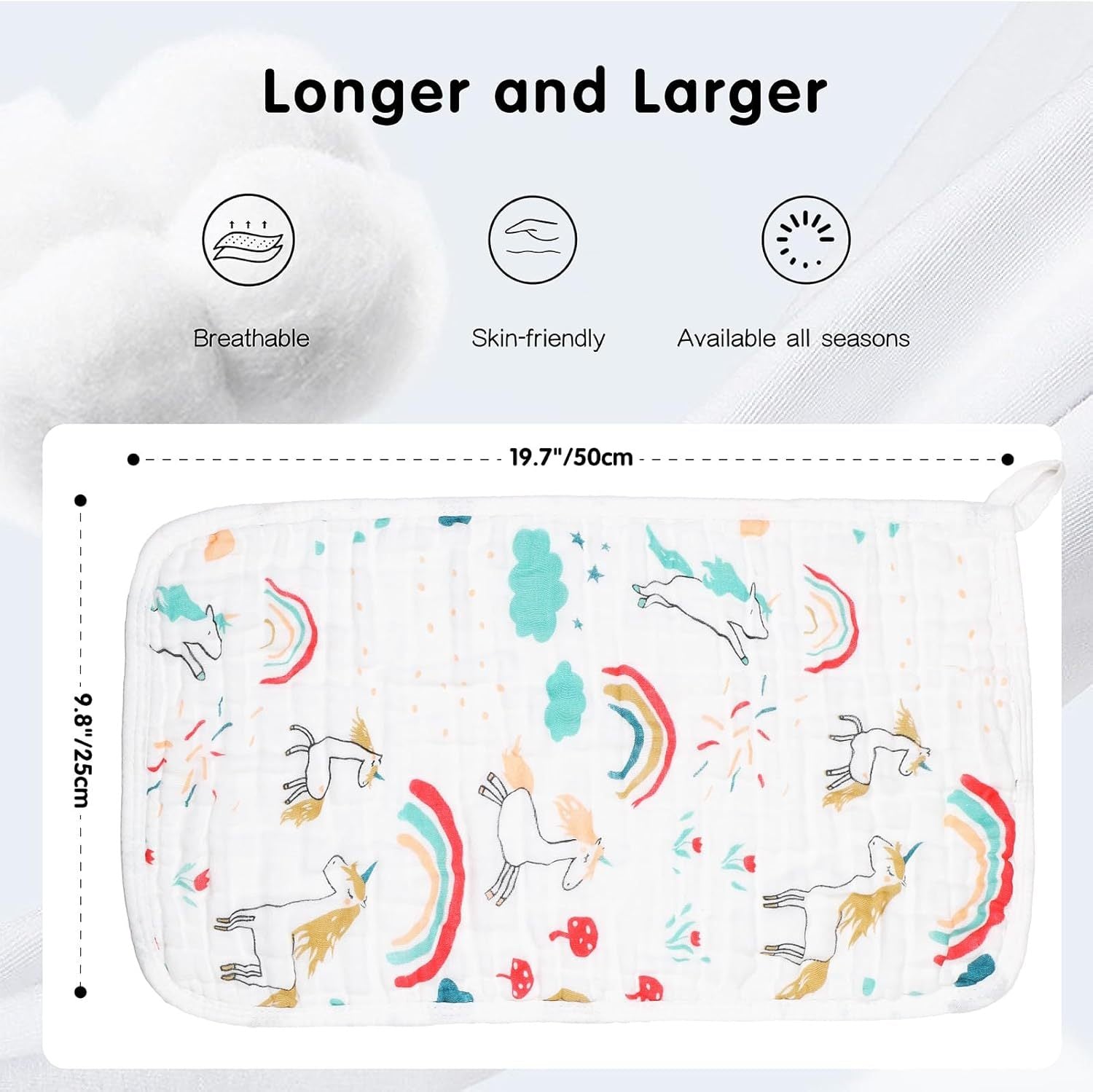 Cotton Hand Washcloths For Baby