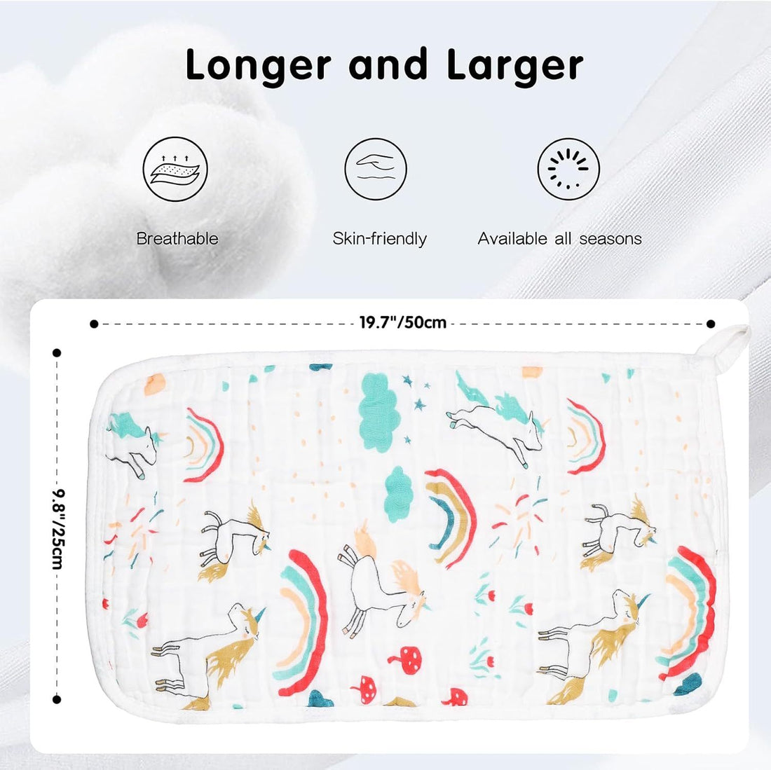 Cotton Hand Washcloths For Baby