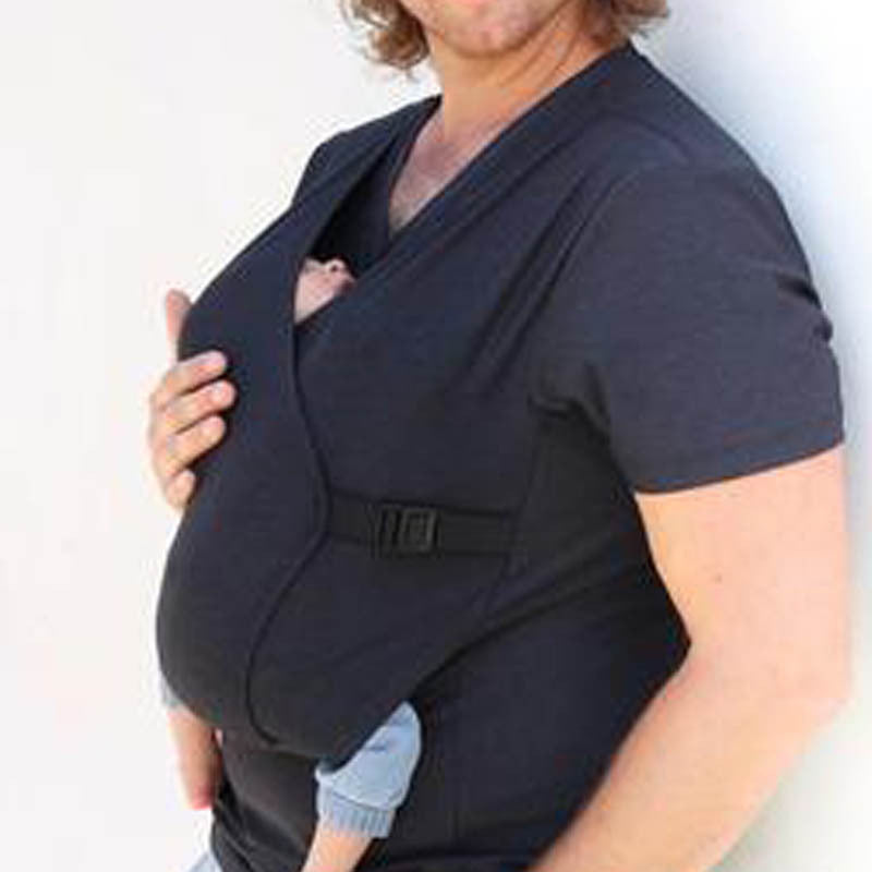 T-Shirt Vest Holding Baby Clothes