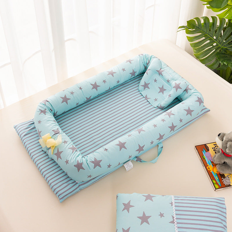 Portable Crib Bed Removable Baby Sleeping