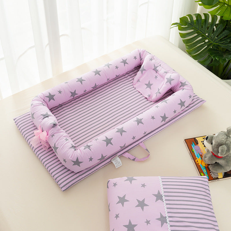 Portable Crib Bed Removable Baby Sleeping