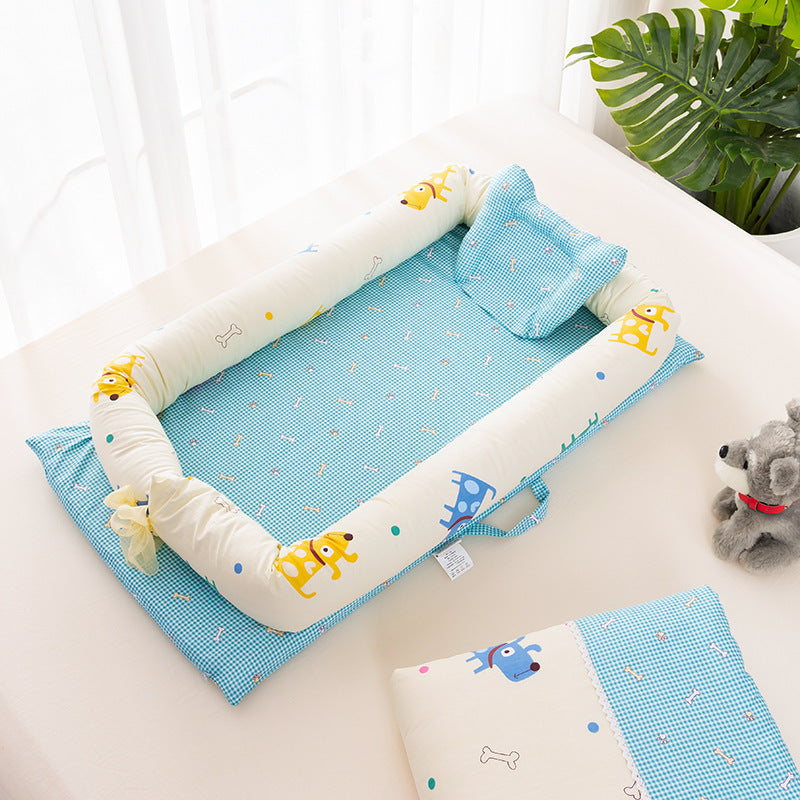 Portable Crib Bed Removable Baby Sleeping