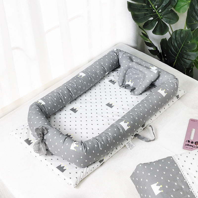 Portable Crib Bed Removable Baby Sleeping
