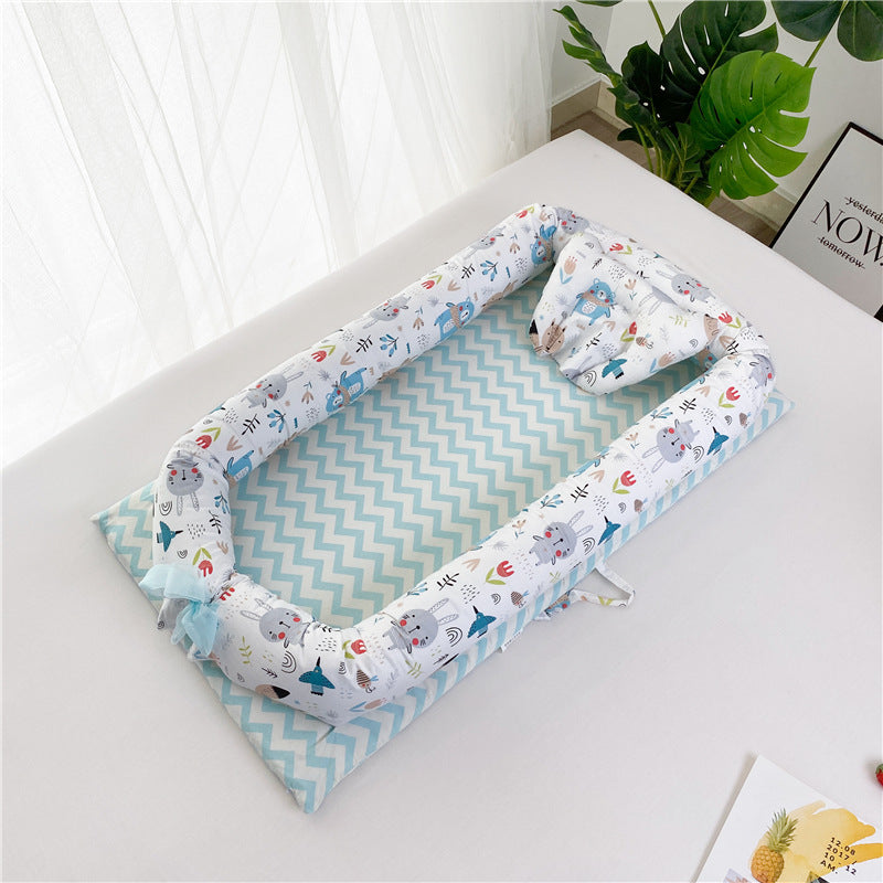 Portable Crib Bed Removable Baby Sleeping