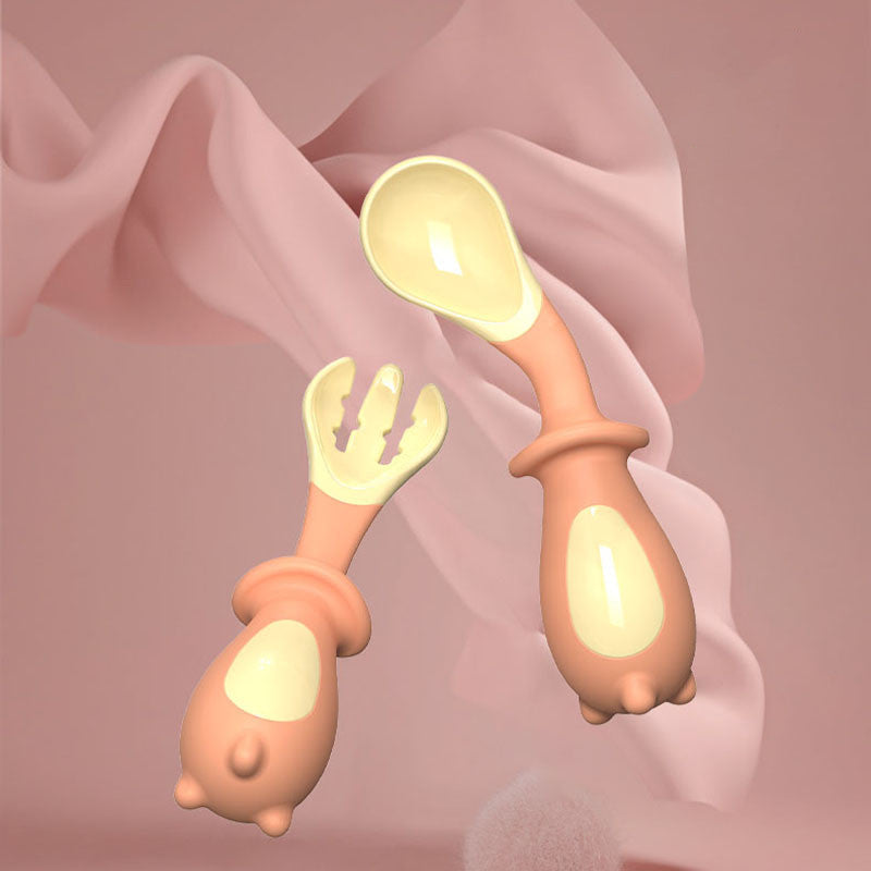 Baby Food Elbow Feeding Tableware Set