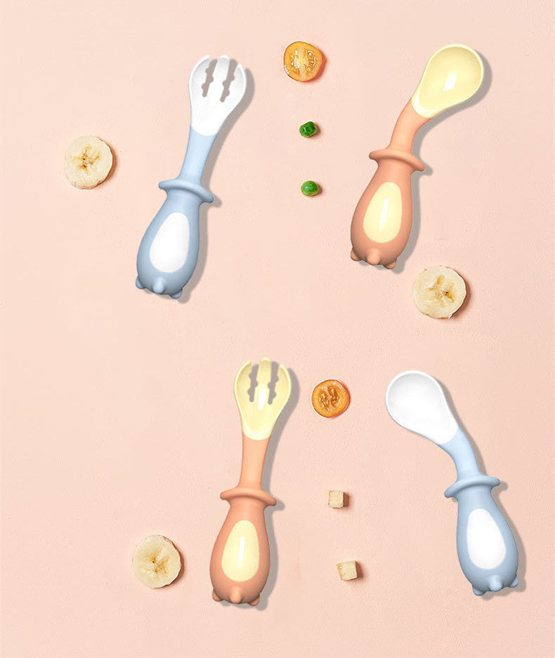 Baby Food Elbow Feeding Tableware Set