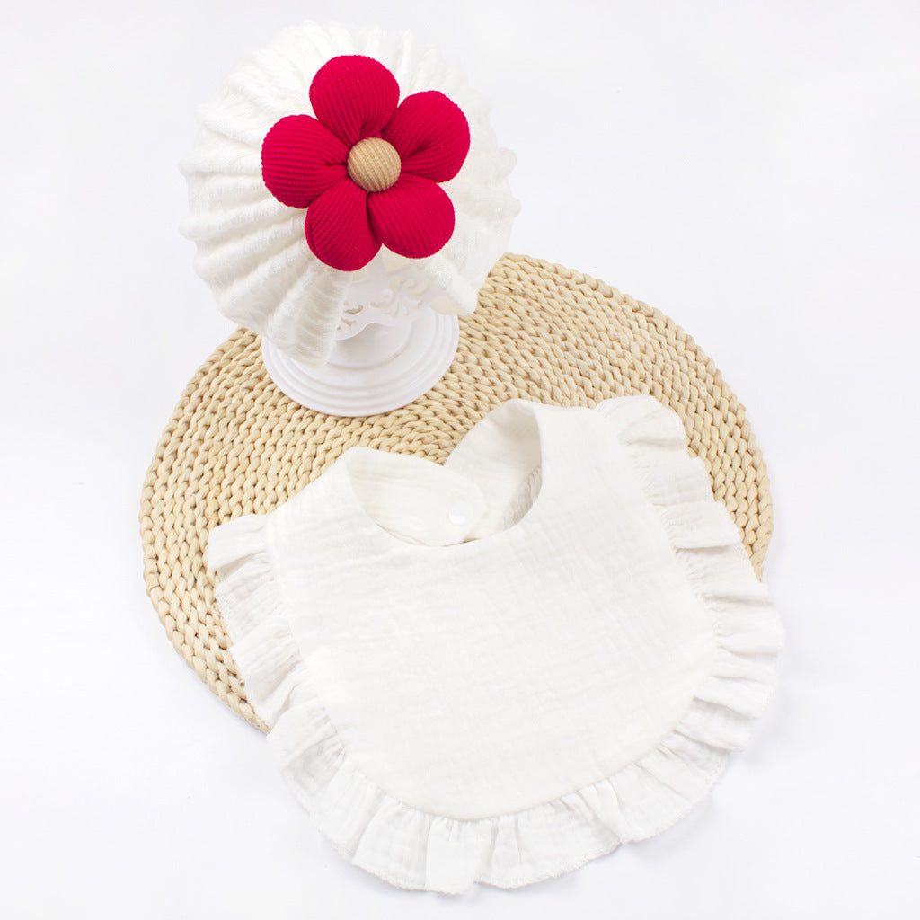 Newborn Baby Hat & Bib Set