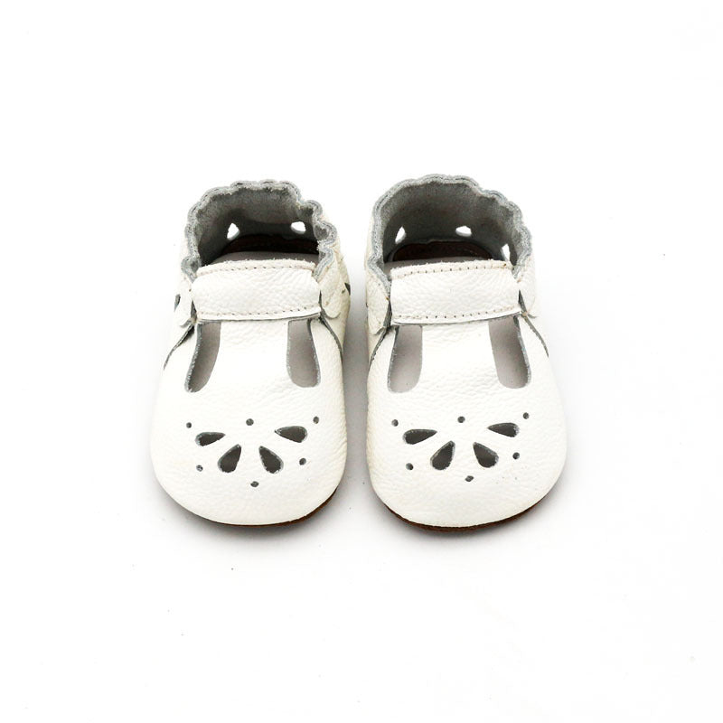 Cowhide baby shoes