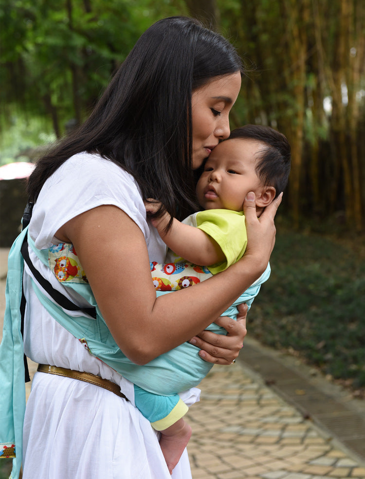 Cotton breathable sling baby carrier