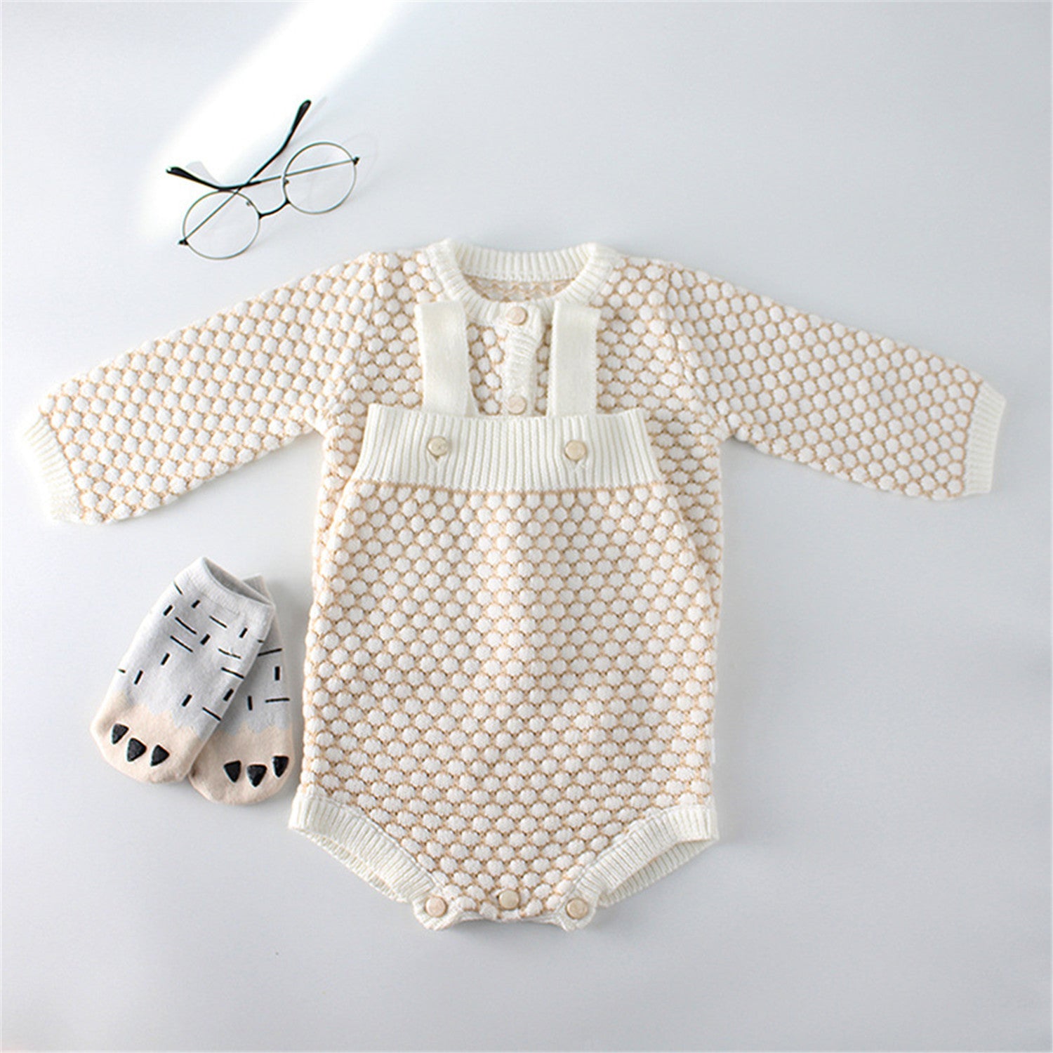 Sweet Baby Cardigan Jacket Romper