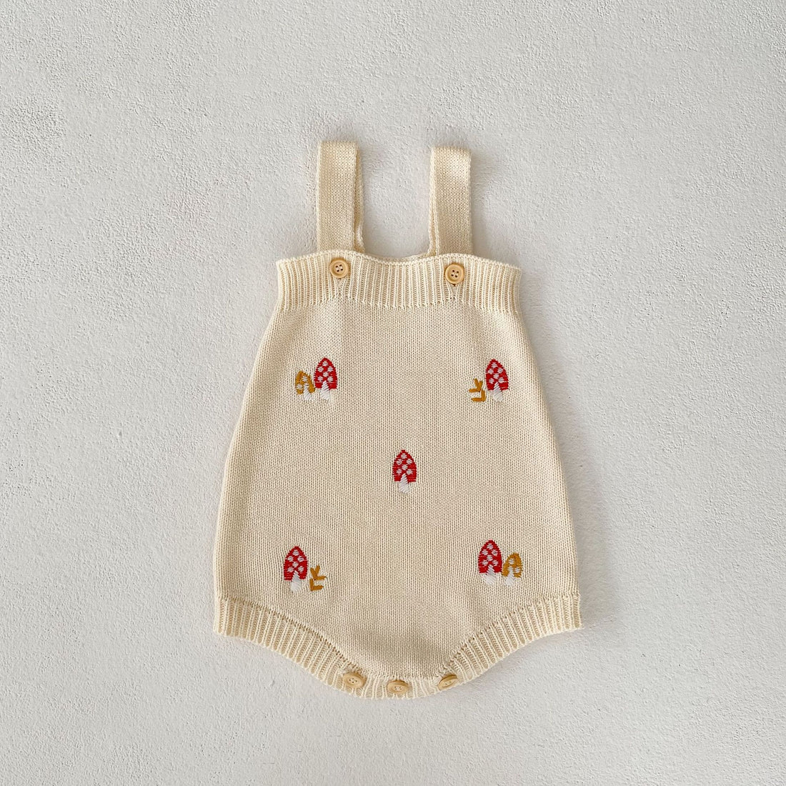 Baby Embroidered Lotus Leaf Collar Knitting Clothing