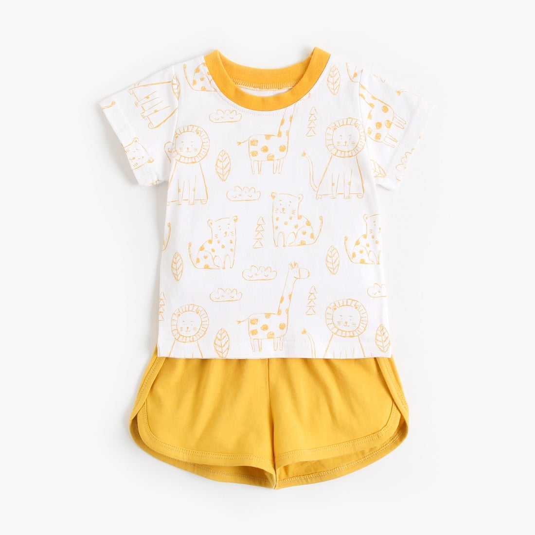 Baby Children's Suit Cotton Short-sleeved