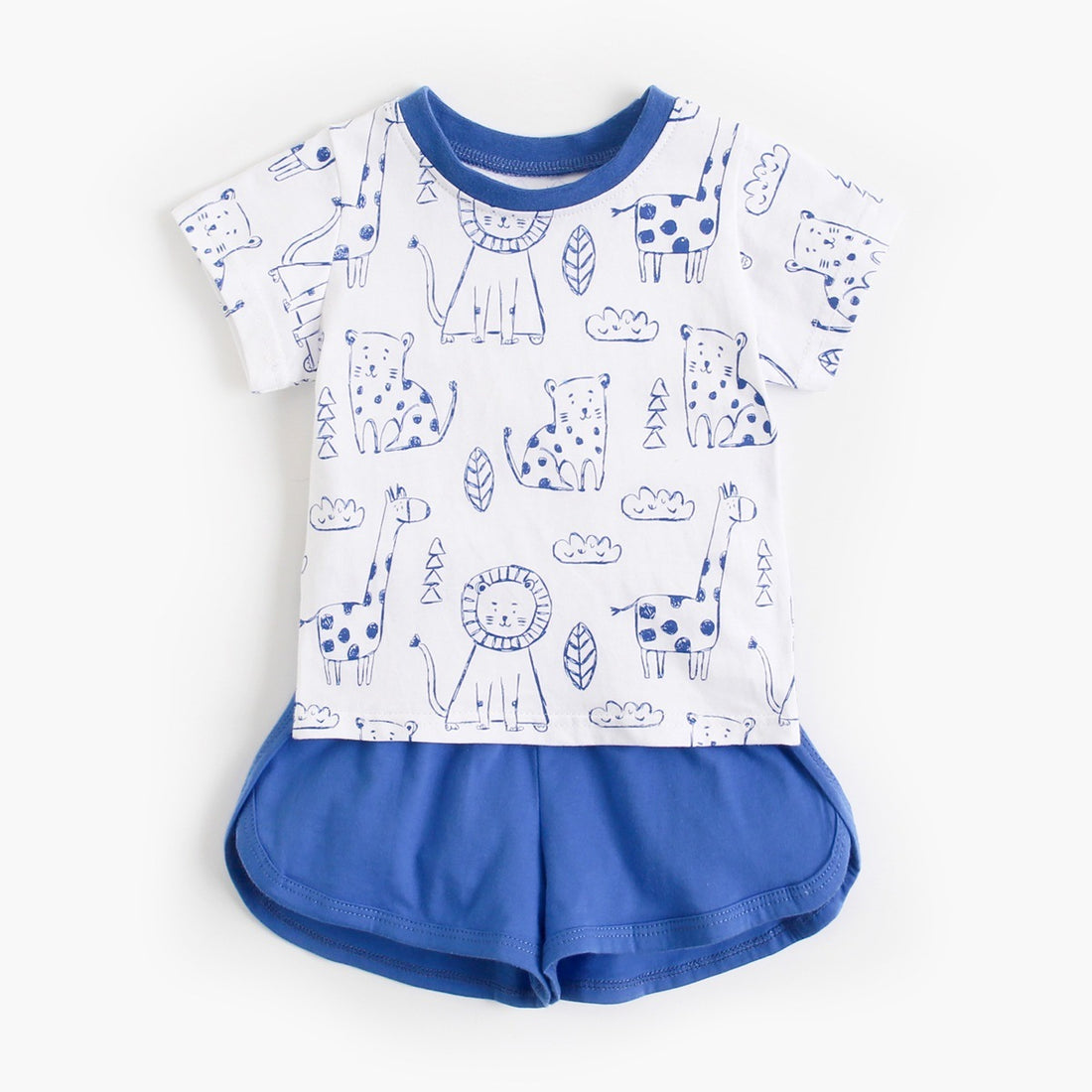 Baby Children's Suit Cotton Short-sleeved