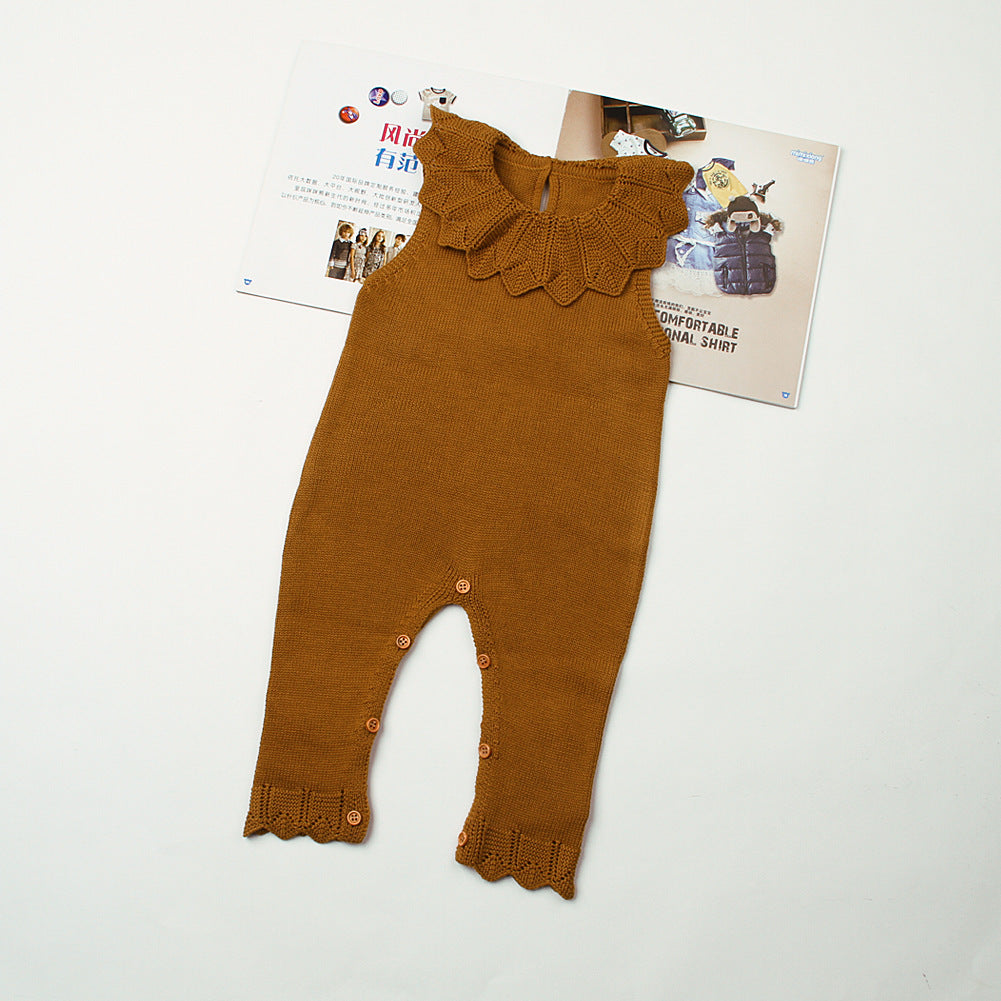 Baby Sleeveless Ruffle Romper