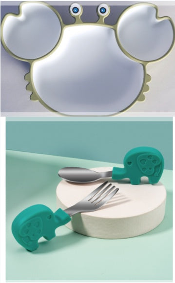 Silicon Non-slip Baby Feeding Bowl