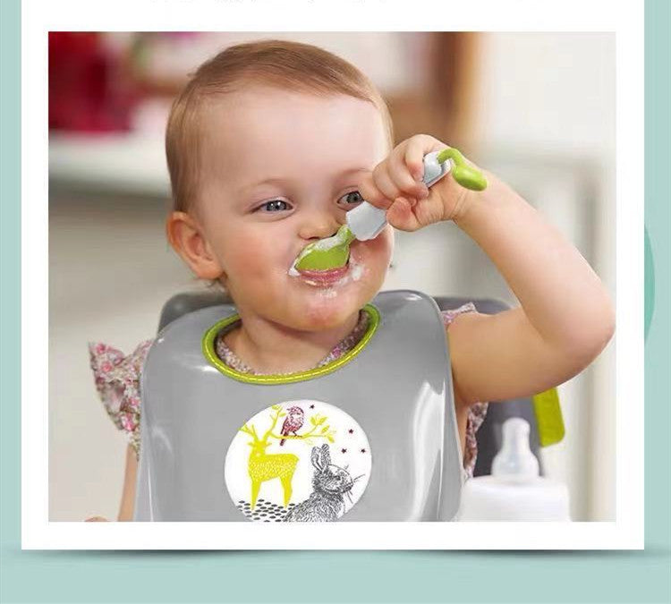 Newborn Food Training Spoon Baby Tableware