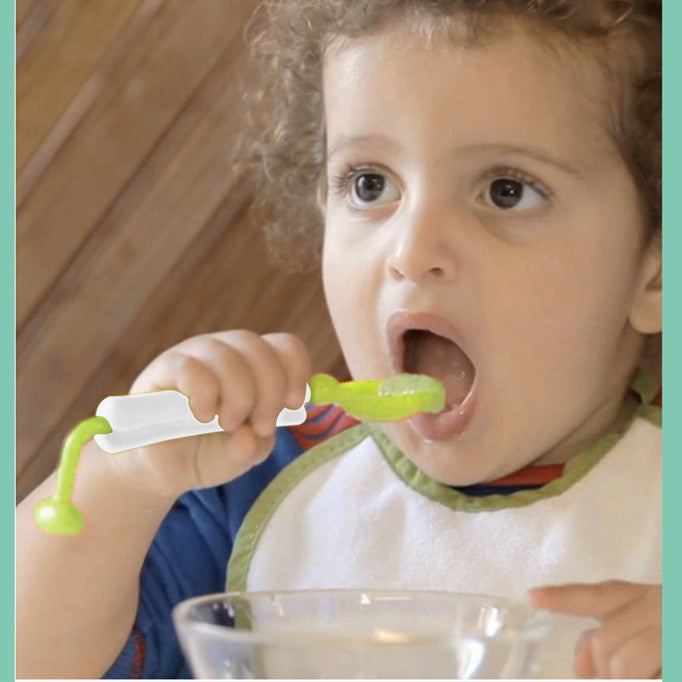 Newborn Food Training Spoon Baby Tableware