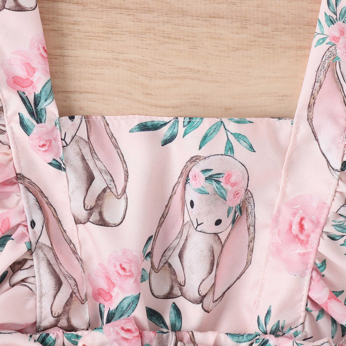 Baby Summer Floral Lotus Leaf Printed Skirt