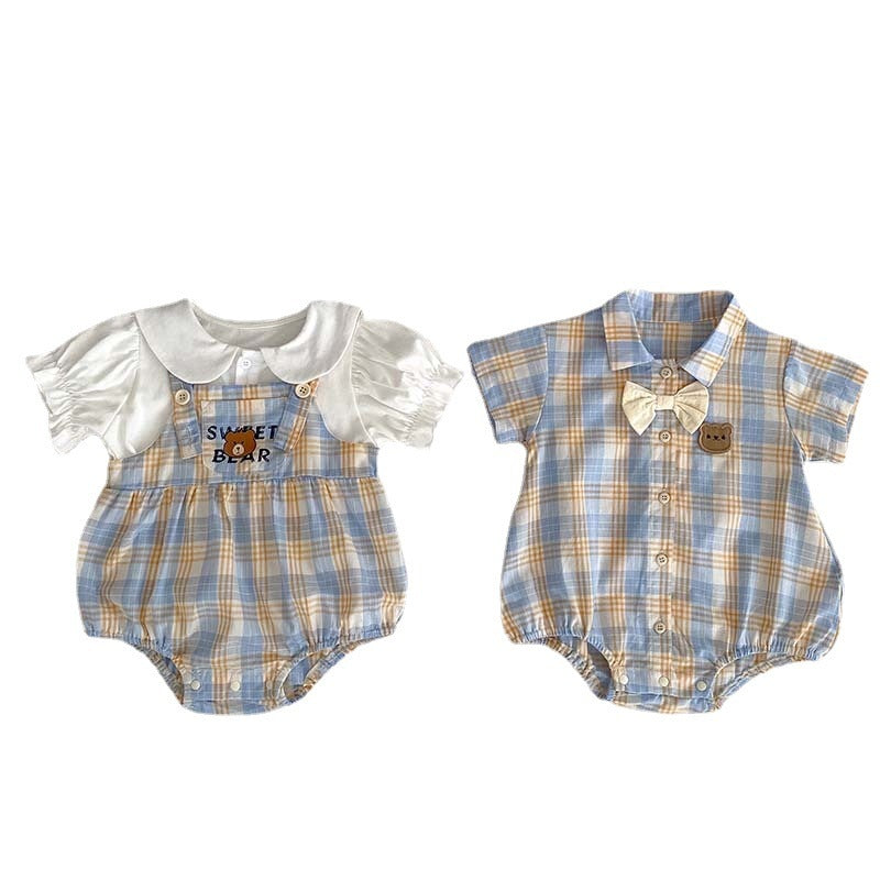 Baby Short Sleeve Two-piece Clothing