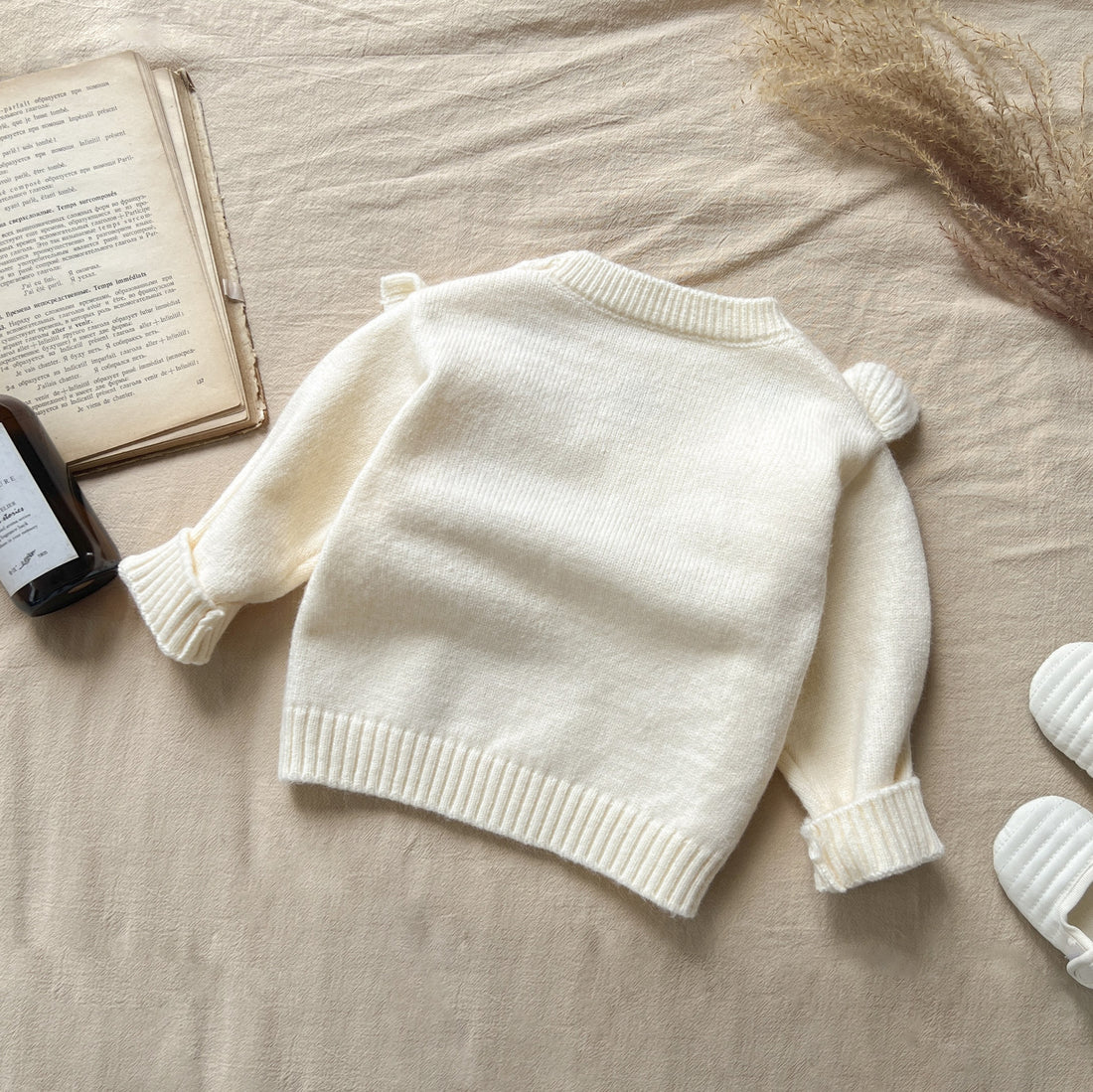 Baby Long Sleeve Lace Collar Knitted Tops Clothing